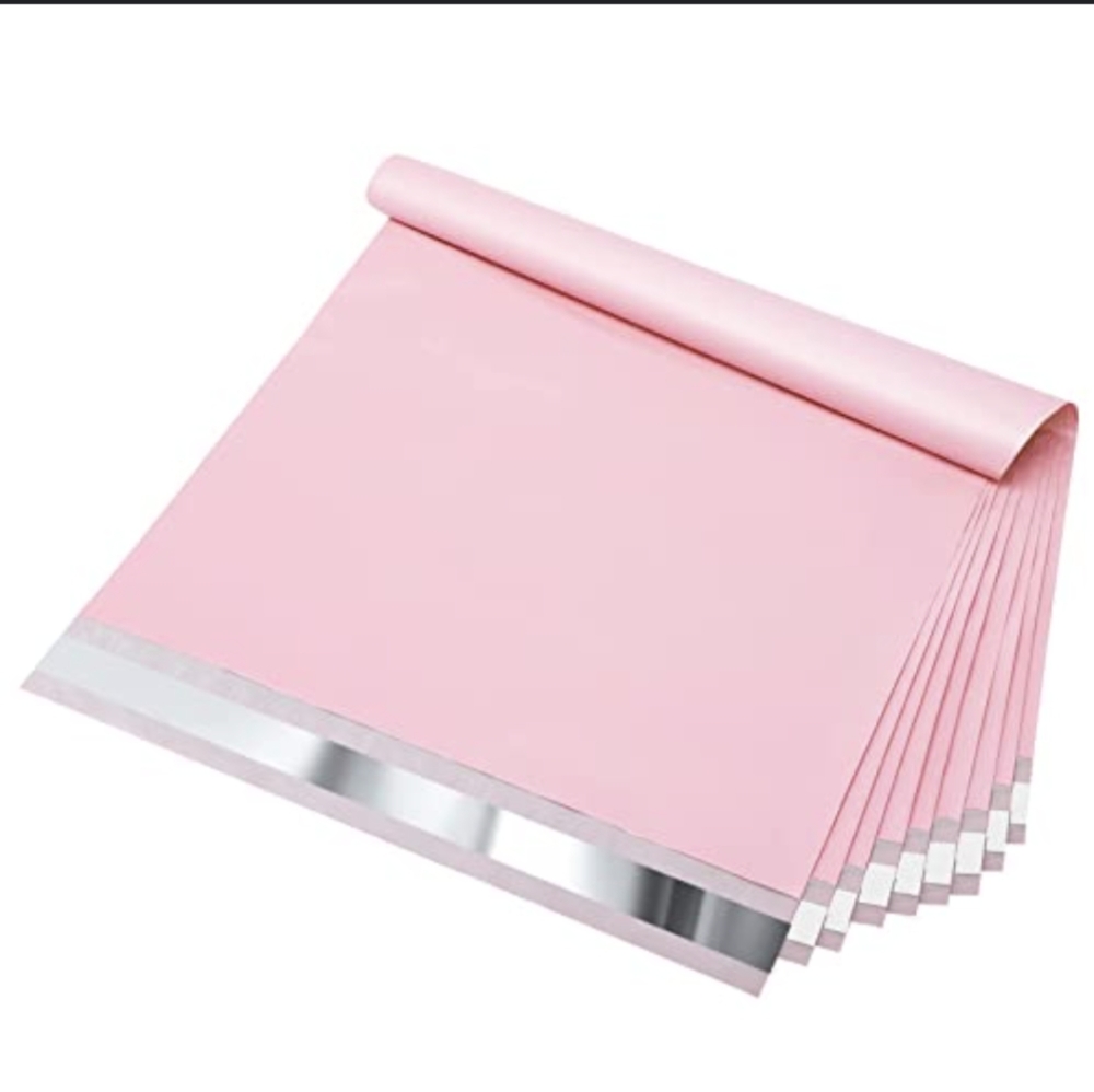 20 6x9 Poly Mailers Pink Waterproof